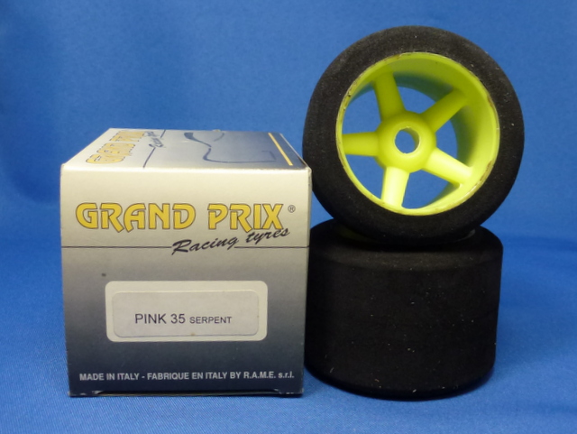 Grand Prix 5510.35.01 - Glued Rear Tire Set 35°(Serpent 1-10) 