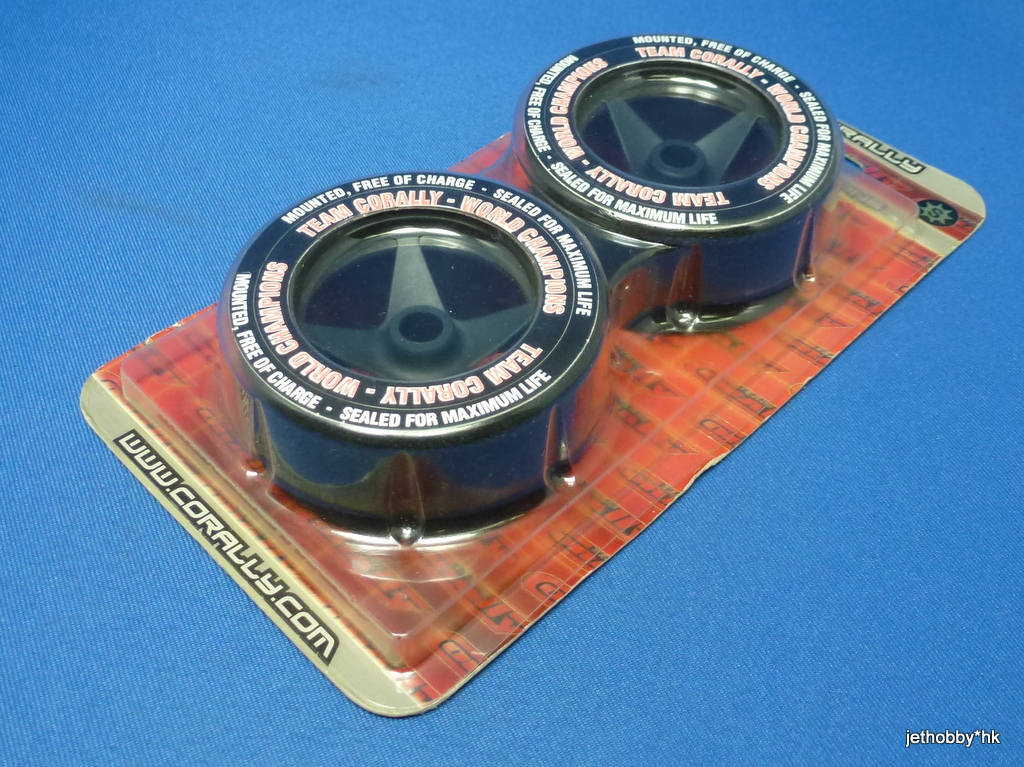 Corally 14737 - Glued GoldStar Soft Rubber on S4 Front Wheel  (1:10 Pan Car) 