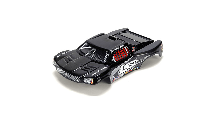 Losi LOSB1781 - 1/24 4WD Micro SCT Painted Body, Black