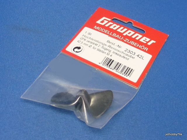 Graupner 2303.42L - Propeller 2-Blade M4 Shaft 42mm Diameter Left Rotation (Boat)