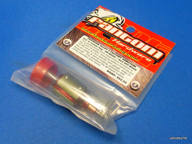 Fantom FAN36208 - Alloy 2 Factory Armature 9x1 w/Comm Ring - On-Road / 4wd Off-Road *DISCONTINUED*