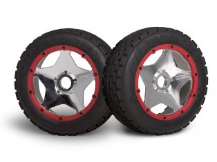 HPI 3224 - Super Star Wheel Shiny Chrome 120x60mm 2pcs (Baja 5B SS / Baja 5B)