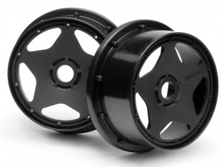 HPI 3221 - Super Star Wheel Black 120x60mm 2pcs ( Baja 5B SS / Baja 5B)