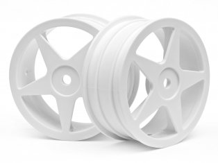 HPI 100867 - Ultra 5 Wheel White 2.2in 60x26mm (Cyber 10B / Front)