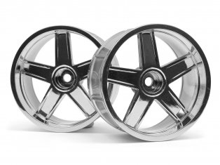 HPI 33478 - LP35 Wheel MF Type Chrome 9mm Offset 2pcs