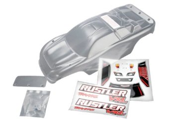 Traxxas 3714 - Body, Rustler Clear