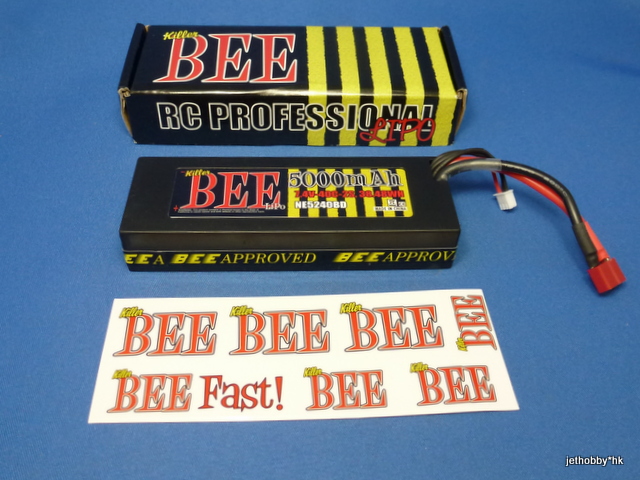 Trinity NE5240BD - Killer Bee Lipo Pack 2S 5000mAh 40C Deans