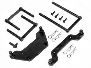 HPI 85633 - Body Mount Set 89x287mm (Wheely King)