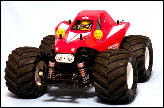 Chevron WSL037 - Funny Champ Clear Body (Tamiya WR-02, GF-01) 