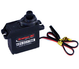 Scanner SSV-9317BB - 17g Micro Servo, Ball Bearing