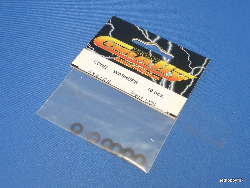Corally 1235 - Cone Washers 4x8x0.5 10pcs