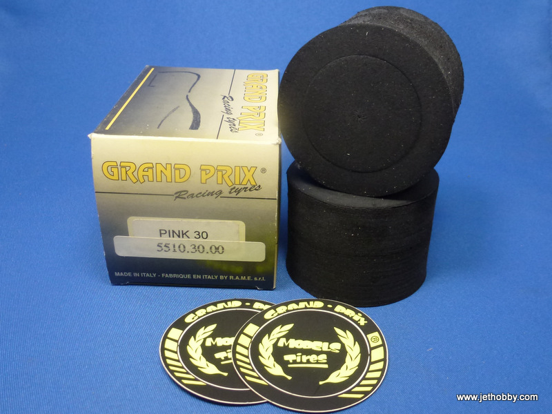 Grand Prix 5510.30.00 - 1/10 Rear Sponge Tire 10 Pink 30