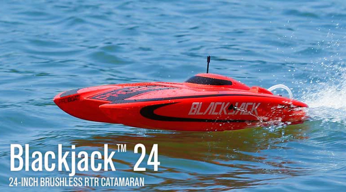 ProBoat PRB08007 - Blackjack 24-inch Catamaran Brushless RTR