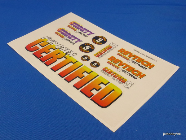 Trinity TEP9018C- Certified Sticker Sheet