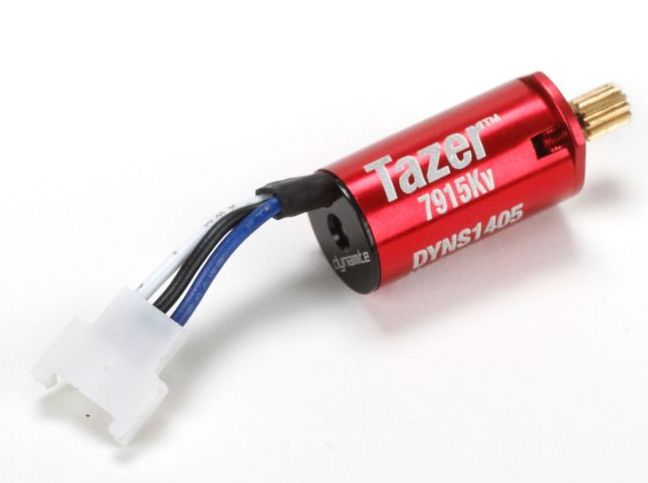 Dynamite DYNS1405 - Tazer Micro Brushless Motor with Pinion, 7915Kv