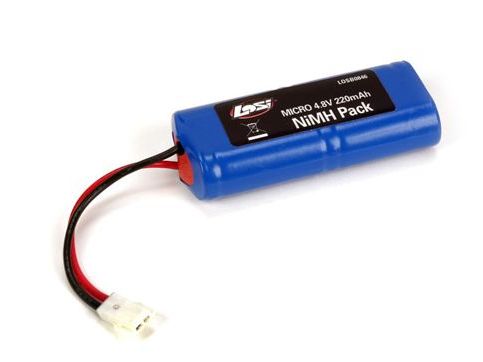 Losi LOSB0846 - 4.8V 220mAh NiMH Pack (Micro SCT, Rally, Truggy)