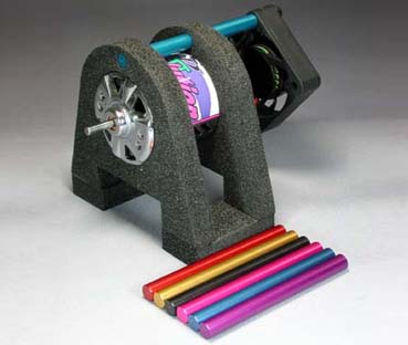 Take Off TO355B - Motor Break-in Stand with Cooling Fan Blue