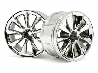 HPI 33463 - LP32 Wheel ATG RS8 Chrome (2pcs)(6mm Off Set)