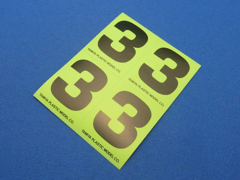 Tamiya 66543 - Number Sticker #3