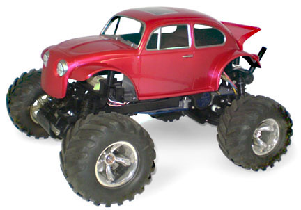Parma 10340 - 1/10 Volkswagen Beetle Clear Body with Wing 