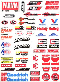 Parma 10601 - Off Road Logos 6x8 inches Decal 