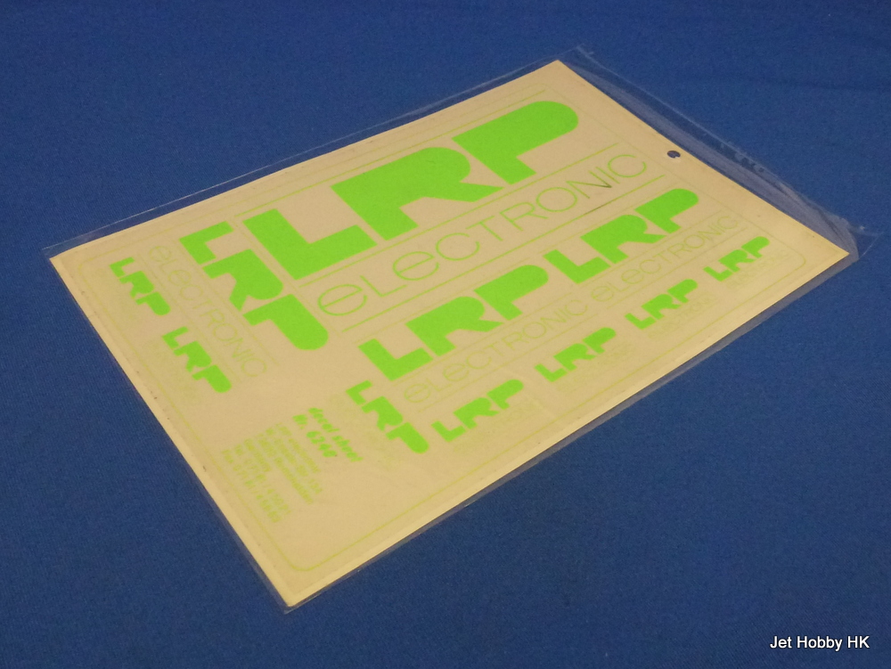 LRP 6240 - LRP Logo Decal Green 14x21.5cm *DISCONTINUED*