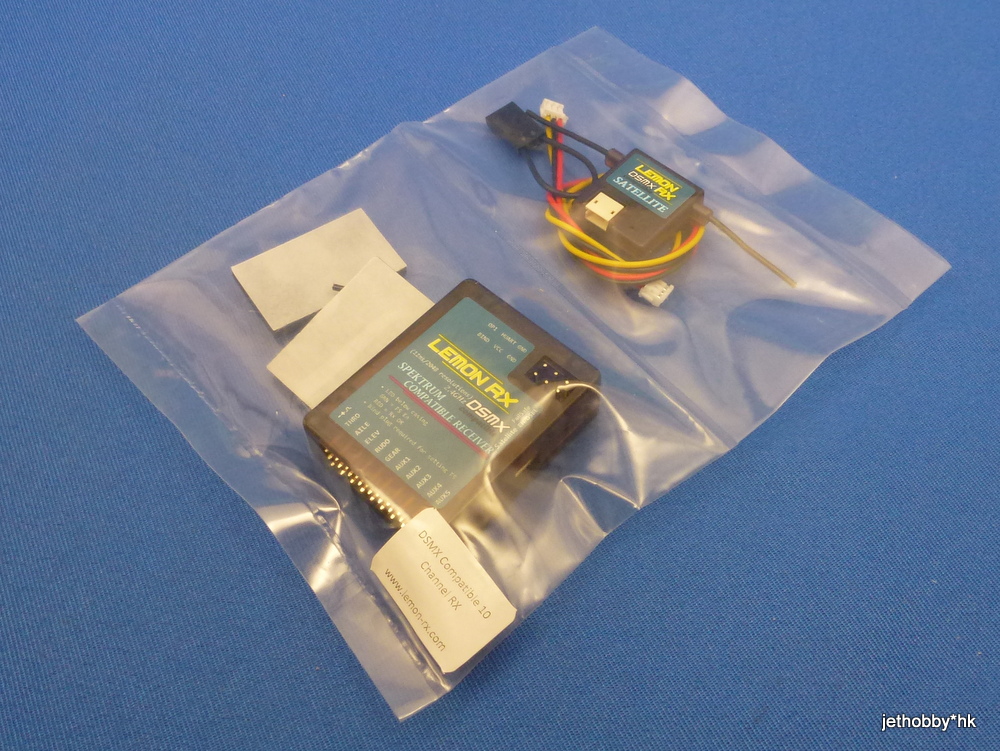 Lemon LM0003 - DSMX 10-Channel Receiver + Satellite Set (Spektrum Compatible)