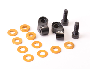 Schumacher U3556 - Pivot Block M4; Front 10 degree (CAT)