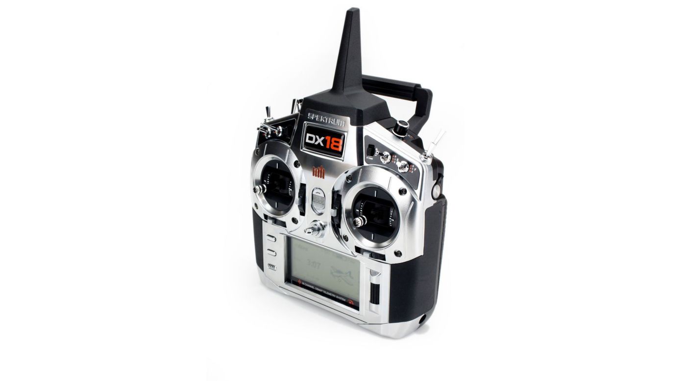 Spektrum SPM18000 - DX18 GEN 1 DSMX® Transmitter with AR9020 Receiver: Enhanced Software Edition