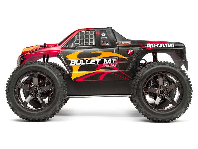 HPI 107228 - Bullet MT Clear body with Nitro/Flux Decal sheets