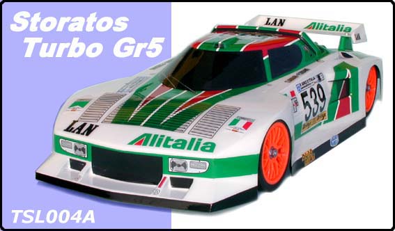 Chevron TSL004A - 201mm Stratos Turbo Gr5 Clear Body