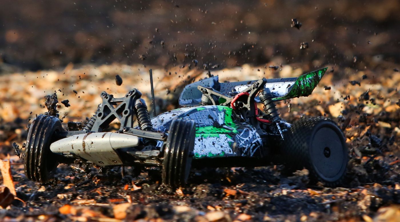 ECX ECX03032T2 - 1/10 Boost 2WD Buggy RTR, Black/Green