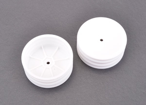 Schumacher U4368 - Wheel; Hex Front - White - 2wd - pr