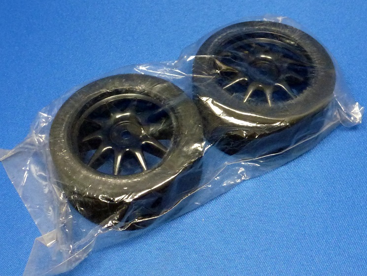MPP TWR-10 - Glued Sponge Tire on 10-Spoke Wheel, 32mm