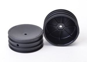 Schumacher U4367 - Wheel Hex Front - (Black) - 2wd - pr 