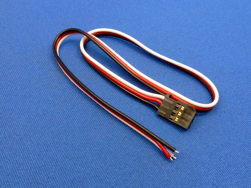 Futaba 9M06A08101 - Heavy Duty Servo Cord B3PC 300mm
