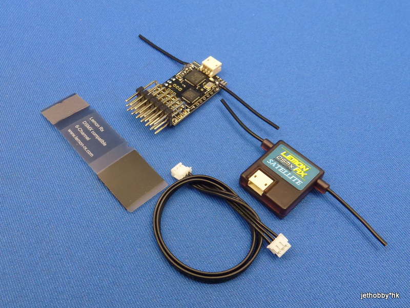 Lemon LM0028 - DSMX 6-Channel Receiver + Satellite (End Pin)