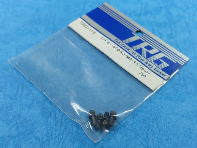 TRG 1115 - Aluminium End Ball 4.3mm M3x4.5 4pcs