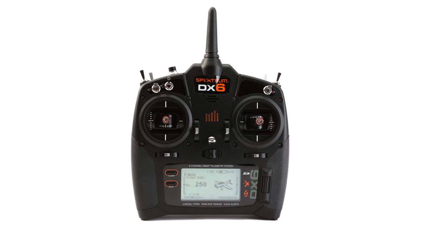 Spektrum SPM6750 - DX6 6-Channel DSMX® Transmitter, Mode 2