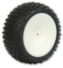 Schumacher U6794 - Mini Spike2 -Pre-Glued Yellow Rear Hex Drive(pr)
