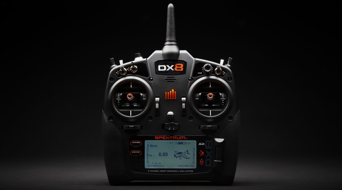Spektrum SPM8000 - DX8 Gen 2 DSMX® 8-Channel Transmitter, Mode 2 with AR8000 Receiver