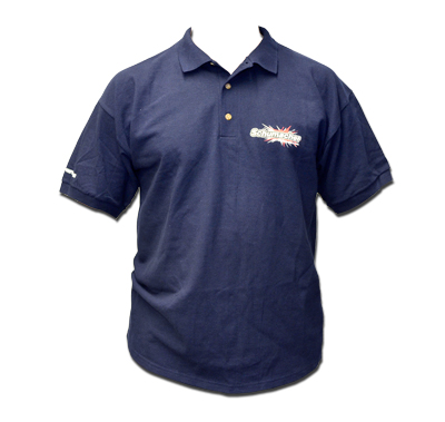 Schumacher G344L - Polo - Navy - Large, 100% cotton knit mens