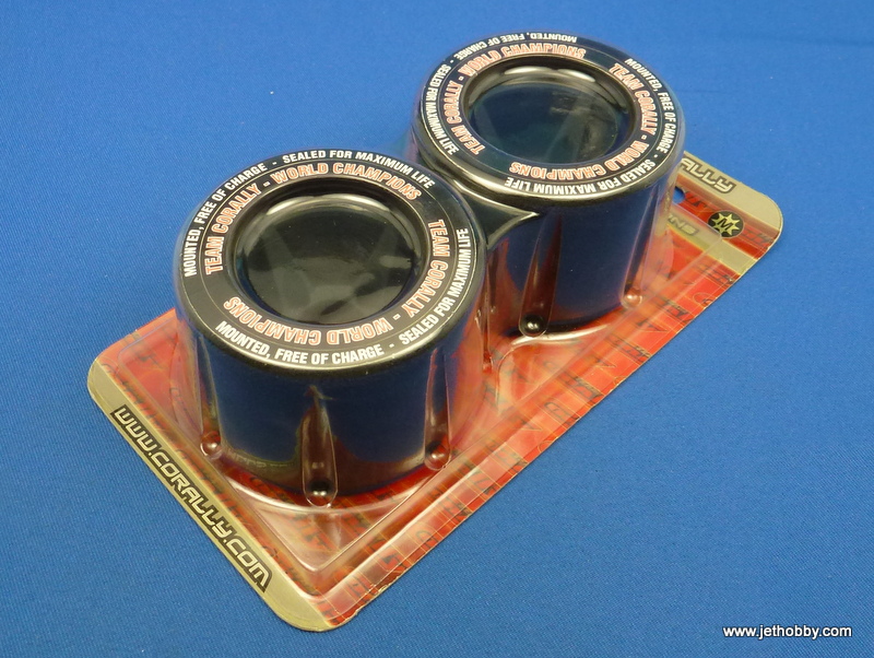 Corally 14728 - Glued Goldstar Medium Rubber on S4 Rear Wheel (1:10 Pan Car) 