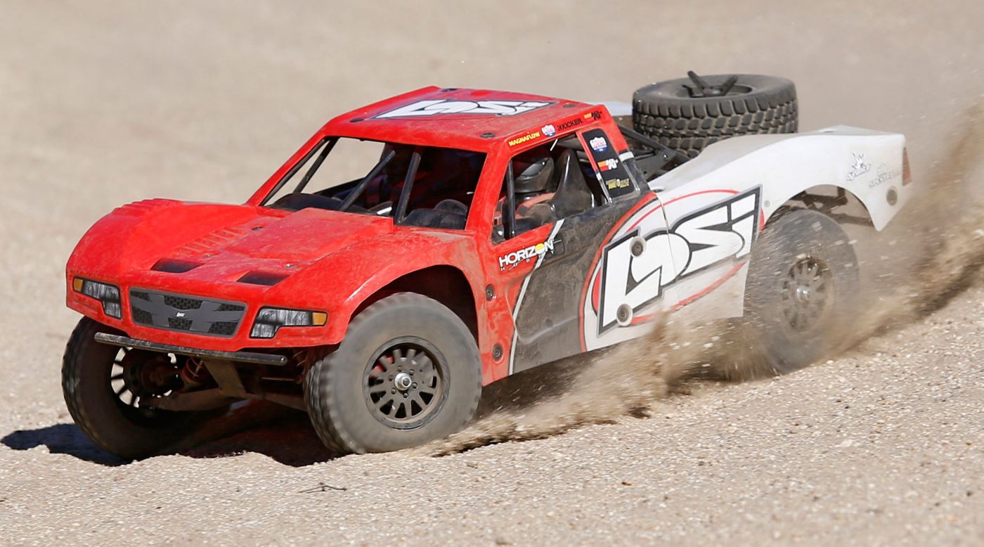 Losi LOS03008T1 - 1/10 Baja Rey 4WD RTR Desert Truck with AVC®, Red