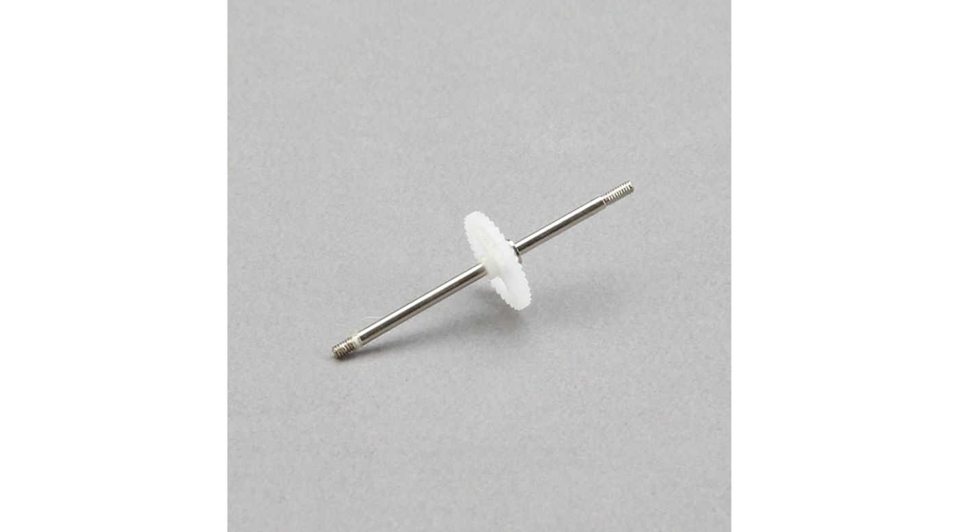 E-Flite EFLU3004 - Prop Shaft with Gear 35mm (Ultra Micros)