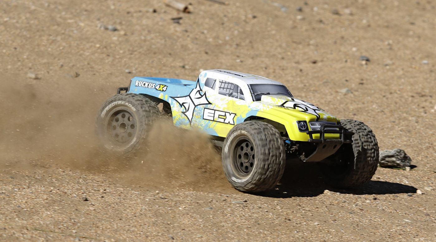 ECX ECX03042 - 1/10 Ruckus 4WD Brushed Monster Truck RTR