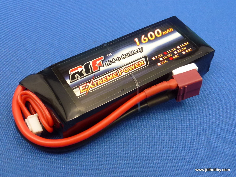 RTF 1600-3S-65C-T - Lipo Battery 1600mAh 11.1V 65C T-Plug
