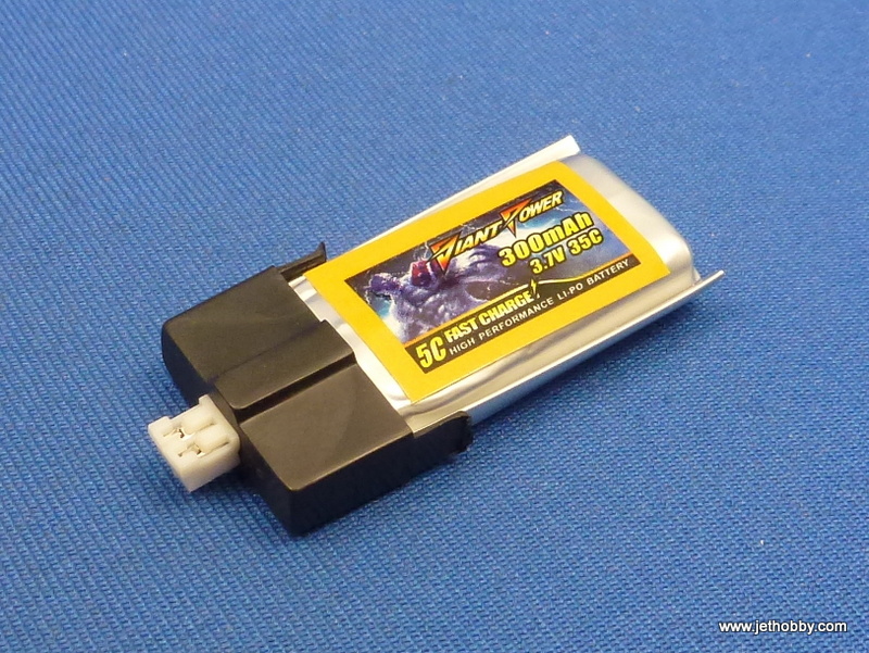 Giant Power 300-1S-35C - Lipo Battery 300mAh 3.7v 35C (Nano QX 3D)
