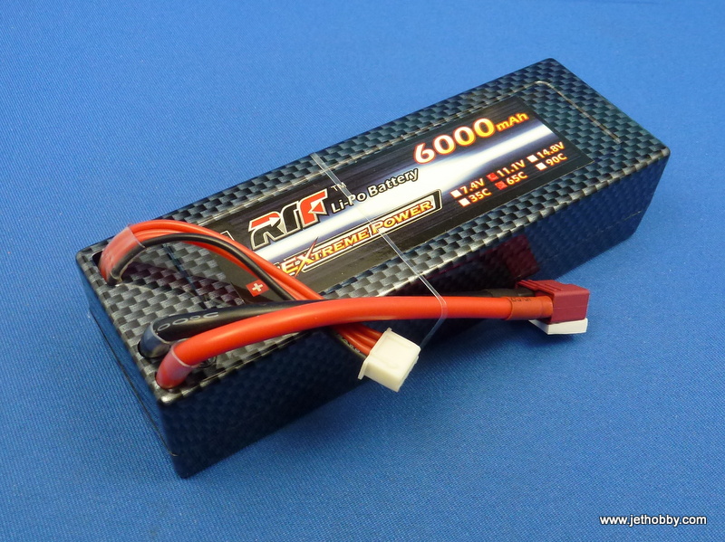 RTF 6000-3S-65C-T - Lipo Battery 6000mAh 11.1V 65C T-Plug Hard Case