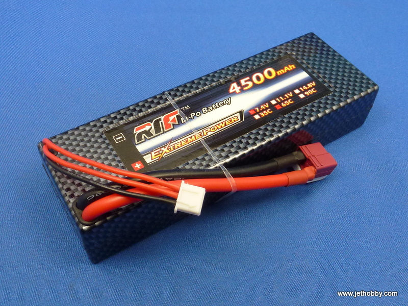 RTF 4500-2S-65C-T - Lipo Battery 4500mAh  7.4V 65C T-Plug Hard Case